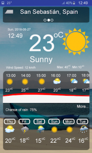 اسکرین شات برنامه Weather App: Real time live weather forecast 7