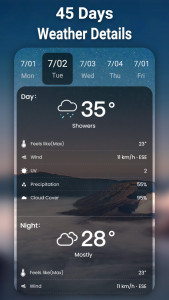 اسکرین شات 5 برنامه Weather Forecast & Radar