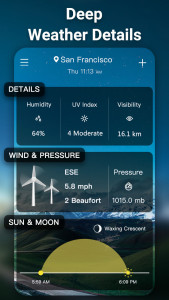 اسکرین شات 4 برنامه Weather Forecast & Radar