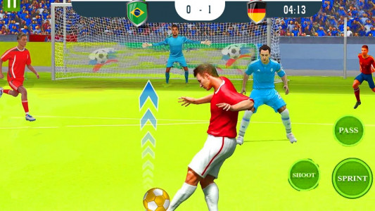 اسکرین شات بازی Real Football Soccer Striker 3