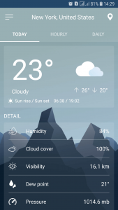 اسکرین شات 1 برنامه Weather Forecast
