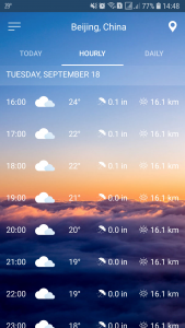 اسکرین شات برنامه Weather Forecast 7