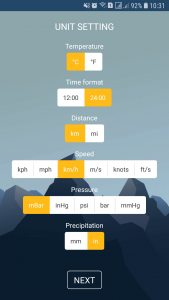 اسکرین شات برنامه Weather Forecast 8