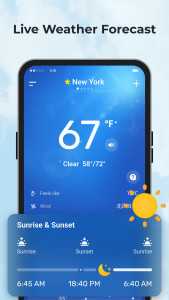 اسکرین شات 1 برنامه Daily Weather: Forecast&Alerts