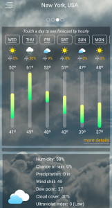 اسکرین شات برنامه Weather forecast 6