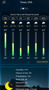 اسکرین شات برنامه Weather forecast 2