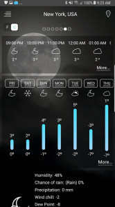 اسکرین شات 2 برنامه Weather app