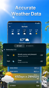 اسکرین شات برنامه Weather - Live & Forecast 3
