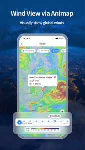 اسکرین شات 5 برنامه MojiWeather: Weather Radar