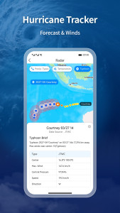 اسکرین شات 3 برنامه MojiWeather: Weather Radar