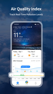 اسکرین شات 1 برنامه MojiWeather: Weather Radar