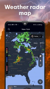 اسکرین شات برنامه Weather Now: Radar & Forecast 4