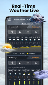 اسکرین شات 2 برنامه Weather forecast