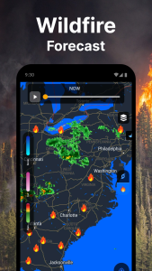 اسکرین شات 6 برنامه Weather forecast: Live Radar