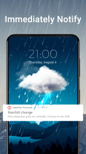 اسکرین شات 4 برنامه Weather Chart: Tomorrow, Today