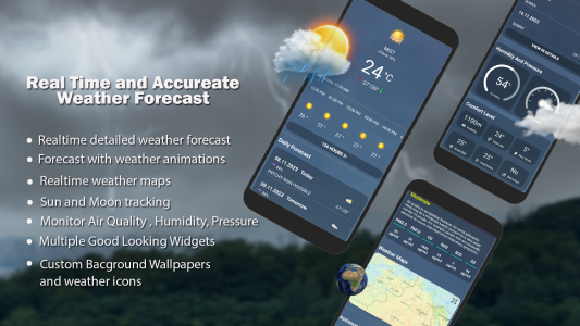 اسکرین شات 1 برنامه Weather Update Live