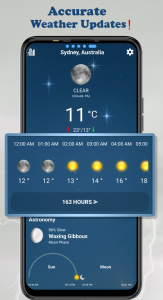 اسکرین شات 4 برنامه Weather Update Live