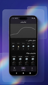 اسکرین شات 1 برنامه ‏‏‏‏‏‏ودرلی - اپلیکیشن هواشناسی