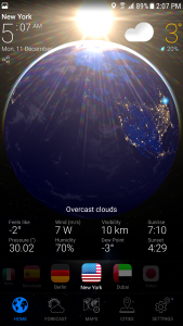 اسکرین شات برنامه WEATHER NOW 4