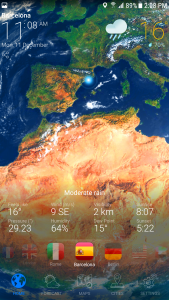 اسکرین شات برنامه WEATHER NOW 5