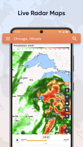 اسکرین شات برنامه Live Weather Radar Launcher 1