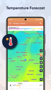 اسکرین شات برنامه Live Weather Radar Launcher 2