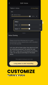 اسکرین شات 5 برنامه Talkie: Creative AI Community