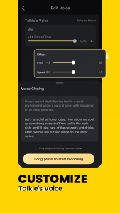 اسکرین شات 5 برنامه Talkie: Creative AI Community