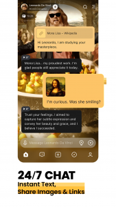 اسکرین شات 2 برنامه Talkie: Creative AI Community