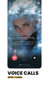 اسکرین شات 6 برنامه Talkie: Creative AI Community