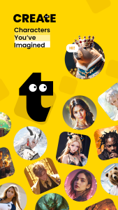 اسکرین شات 1 برنامه Talkie: Creative AI Community