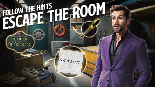 اسکرین شات 5 بازی Rooms & Exits Escape Room Game