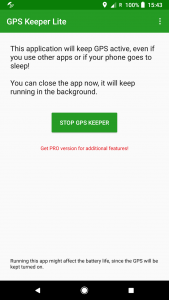 اسکرین شات برنامه GPS Keeper 1