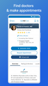 اسکرین شات برنامه WebMD: Symptom Checker 2