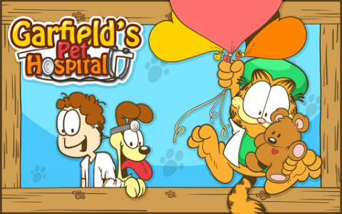 اسکرین شات بازی Garfield's Pet Hospital 1