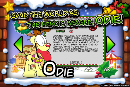اسکرین شات برنامه Garfield Saves The Holidays 2