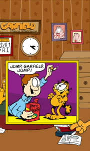 اسکرین شات برنامه Home Sweet Garfield LW Lite 5
