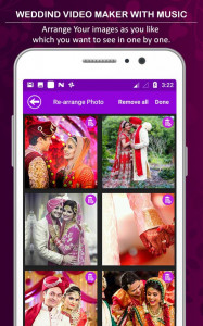 اسکرین شات برنامه Wedding Video Maker With Music 3