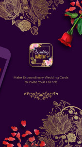 اسکرین شات برنامه Wedding Invitation Card Maker 2