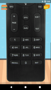 اسکرین شات برنامه Remote Control For Freesat 6