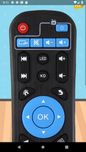 اسکرین شات برنامه Remote For Android TV-Box 1