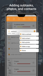 اسکرین شات 4 برنامه My Tasks: Planner & To-Do List