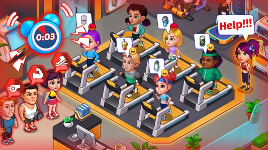 اسکرین شات 5 بازی Happy Fitness: Gym Game