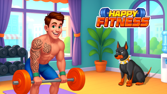 اسکرین شات 1 بازی Happy Fitness: Gym Game