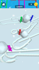 اسکرین شات 1 بازی Snow Ball: Ice Race