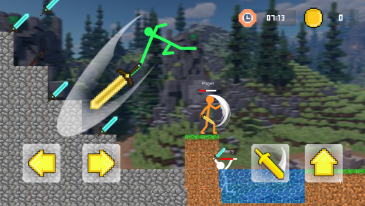 اسکرین شات بازی Stickman Battle Multicraft 4