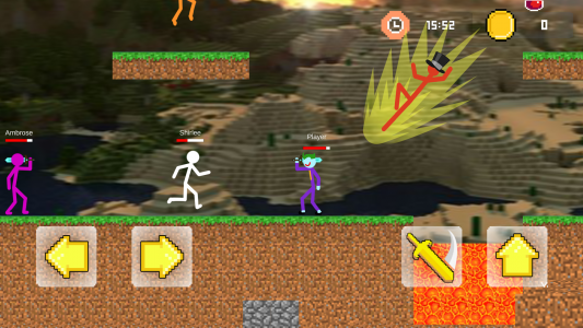 اسکرین شات بازی Stickman Battle Multicraft 1