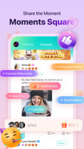 اسکرین شات 6 برنامه Yalla - Group Voice Chat Rooms