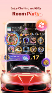 اسکرین شات 2 برنامه Yalla - Group Voice Chat Rooms