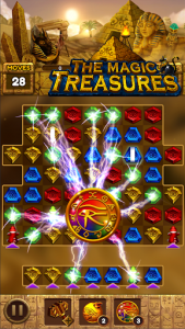 اسکرین شات بازی The magic treasures: Pharaoh's empire puzzle 3